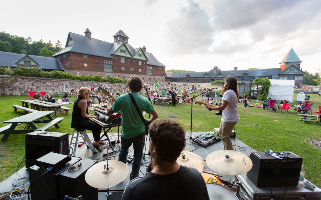 Community Concerts at the Farm, from the perspective of the band.